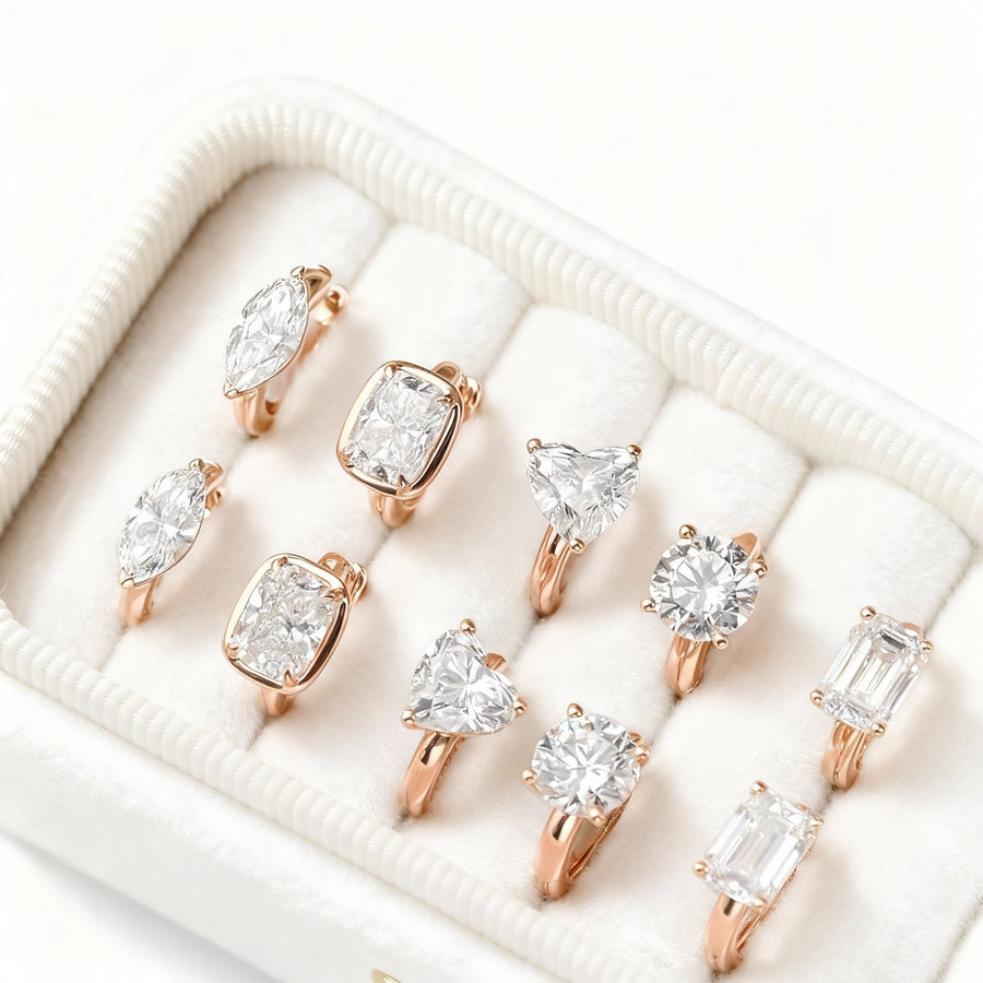 Aetheris lab-grown diamond rings