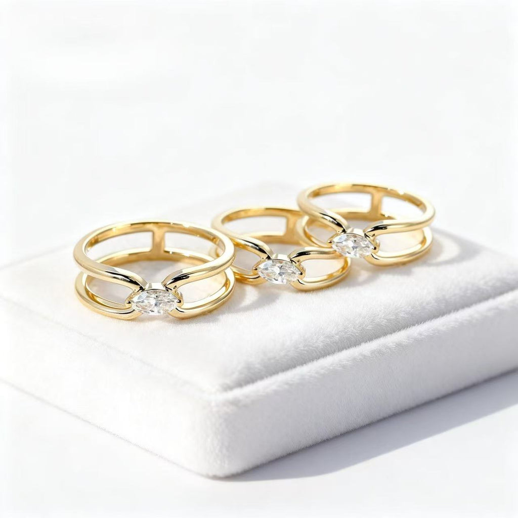 Aetheris Twin Orbit Marquise Ring R26020016