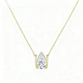 Festival Sparkle: Christmas Tree & Pear Lab-grown diamond Pendant Set N25020003