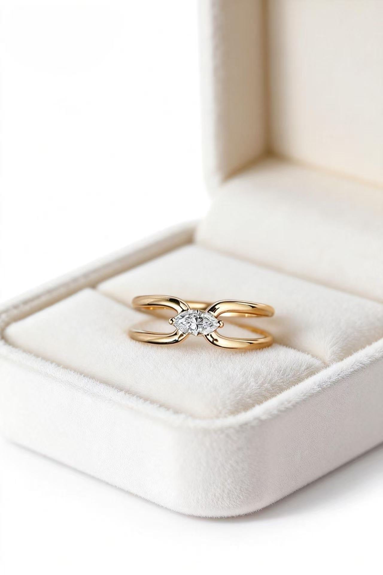 Aetheris Twin Orbit Marquise Ring R26020016