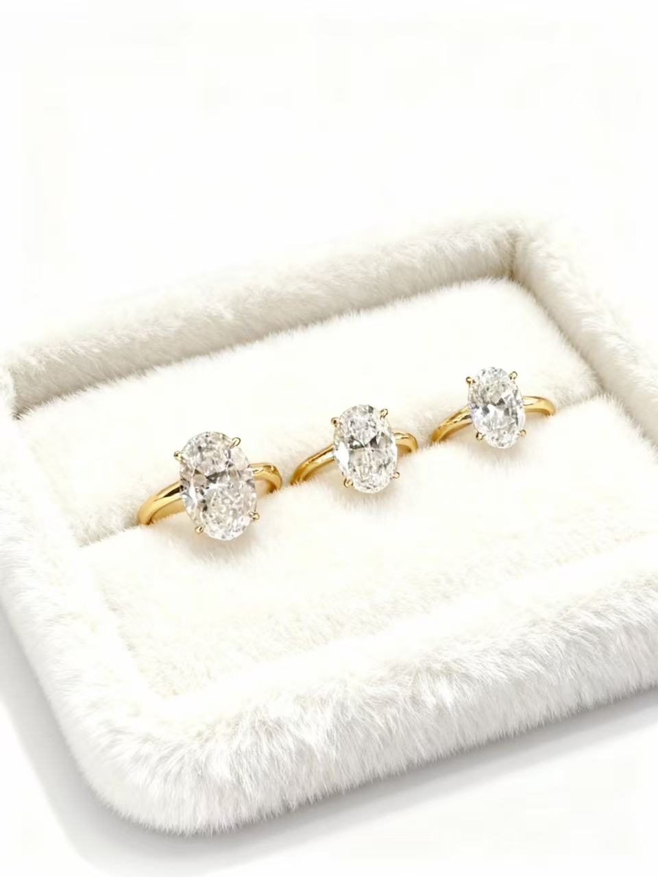 Aetheris The Statement of a Lifetime: Lab-grown diamond Oval Solitaire Ring R25020002