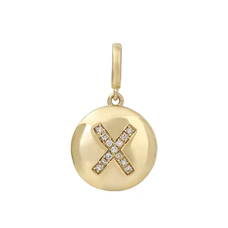 Aetheris Personalised Brilliance: Round Diamond Initial Pendant P25755001