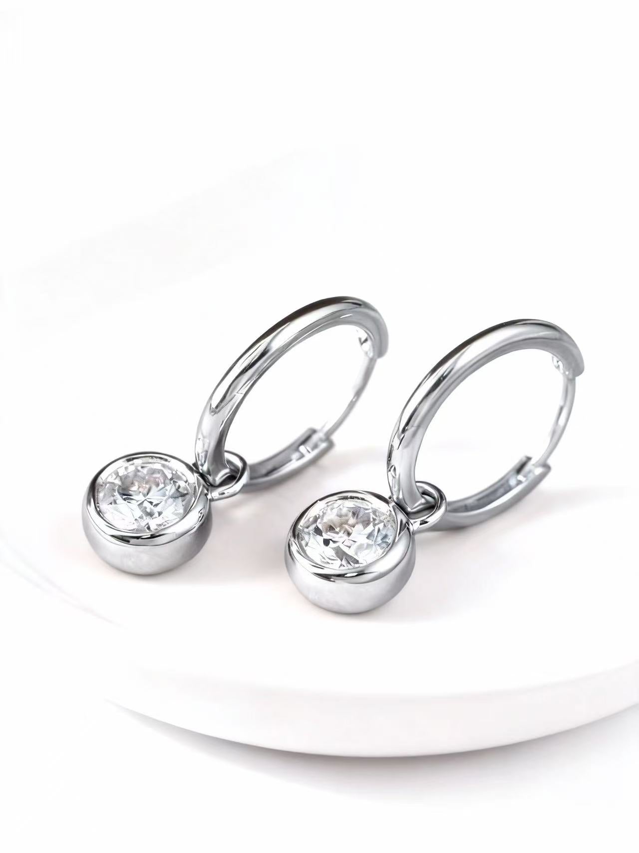 Aetheris Bubble Light: 1ct Lab Diamond Bubble Earrings E25020004