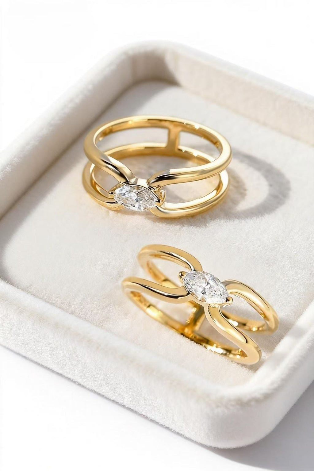 Aetheris Twin Orbit Marquise Ring R26020016