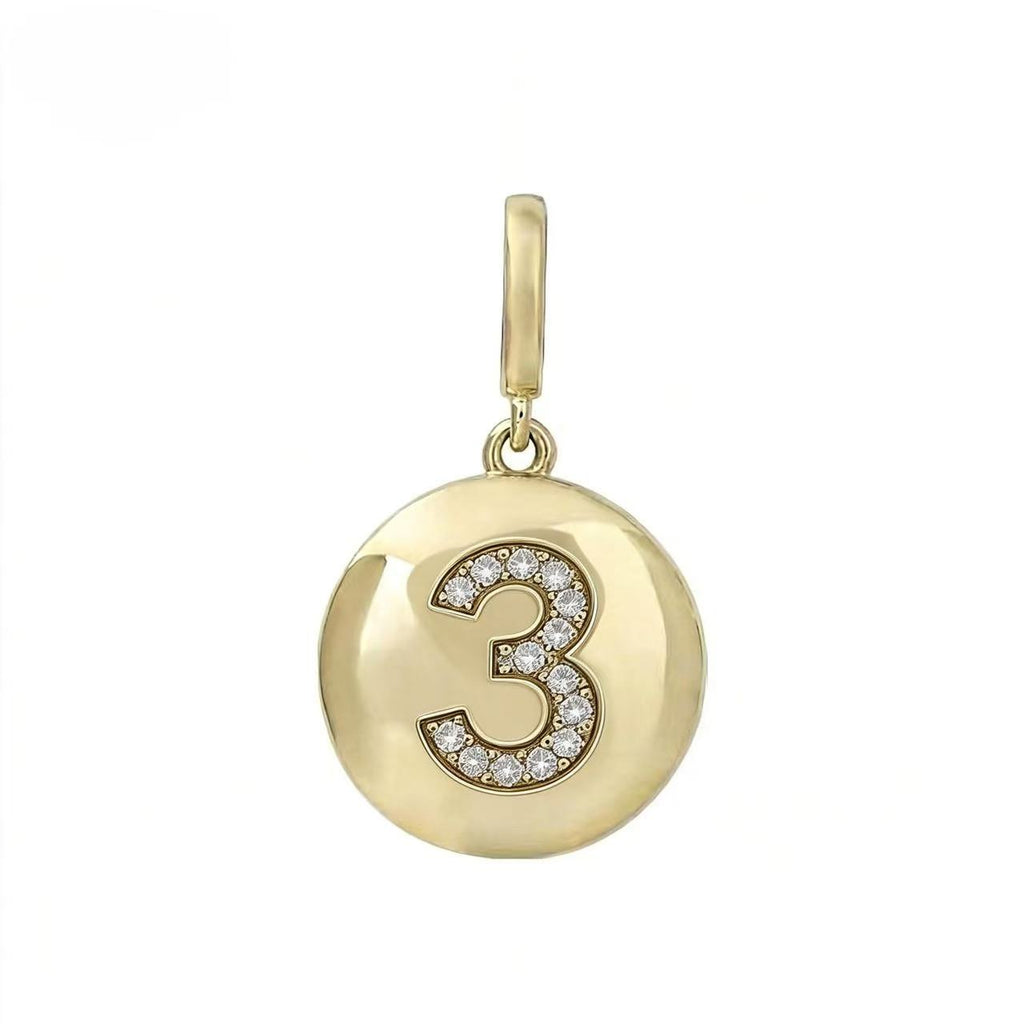 Aetheris Personalised Brilliance: Round Diamond Initial Pendant P25755001