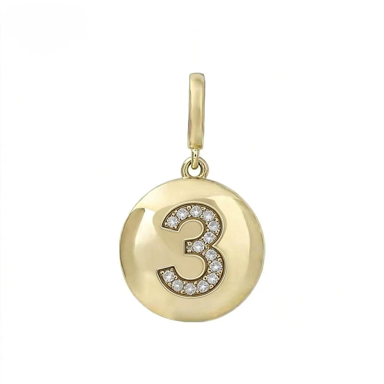 Aetheris Personalised Brilliance: Round Diamond Initial Pendant P25755001