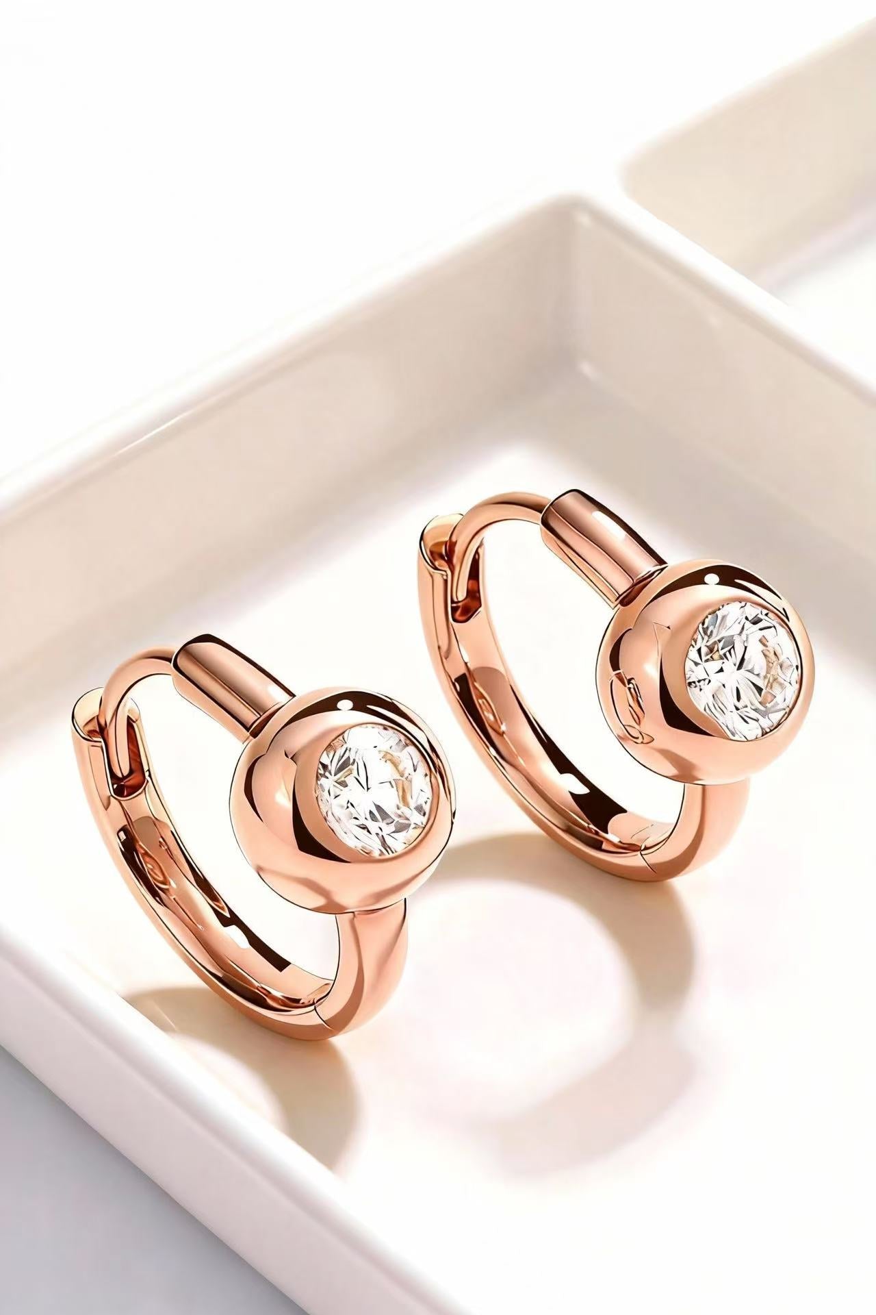 Aetheris Effervescent Light: Bubble Cluster Diamond Earrings E25020011