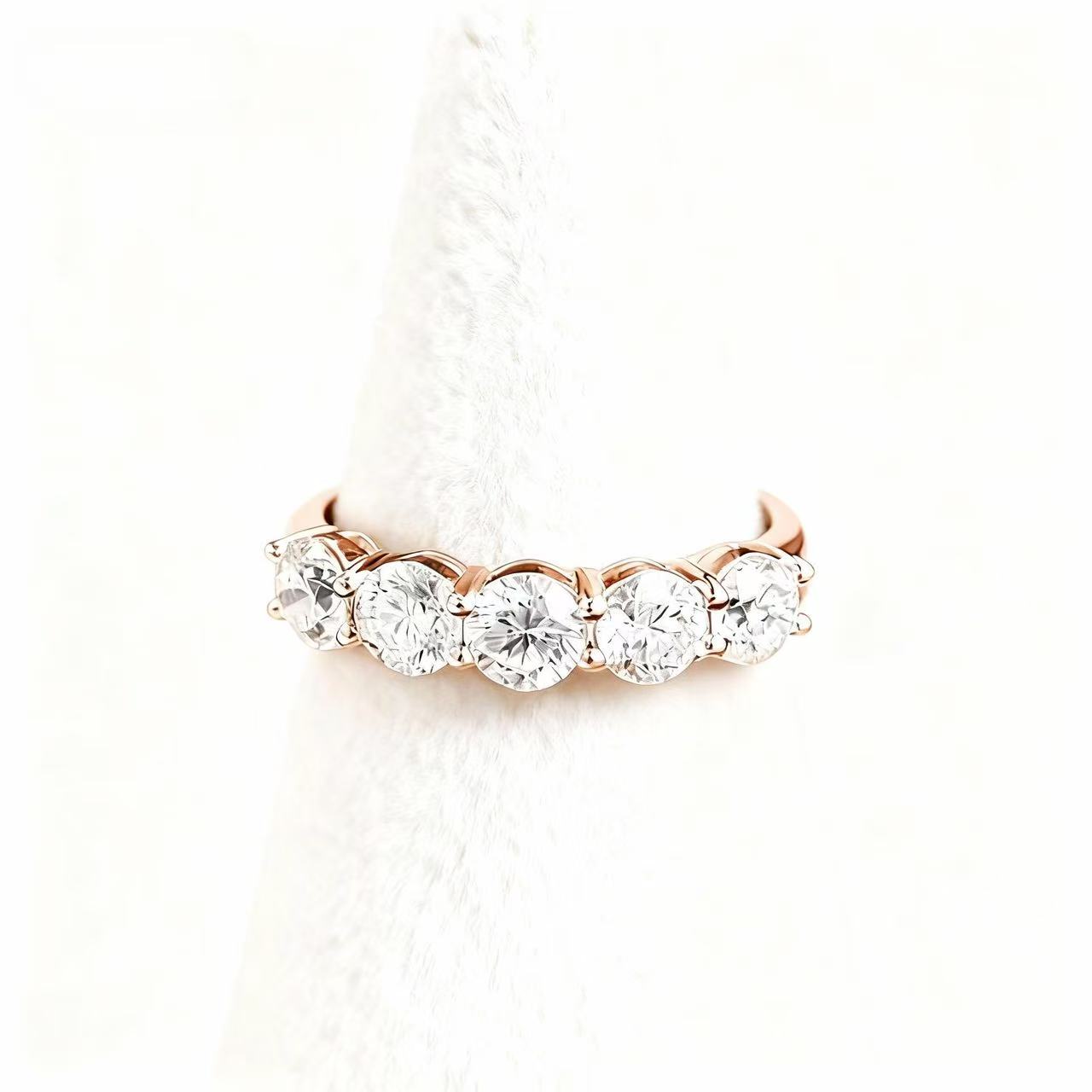 Aetheris The Eternal Quintet: Five-Stone Diamond Band R25020005