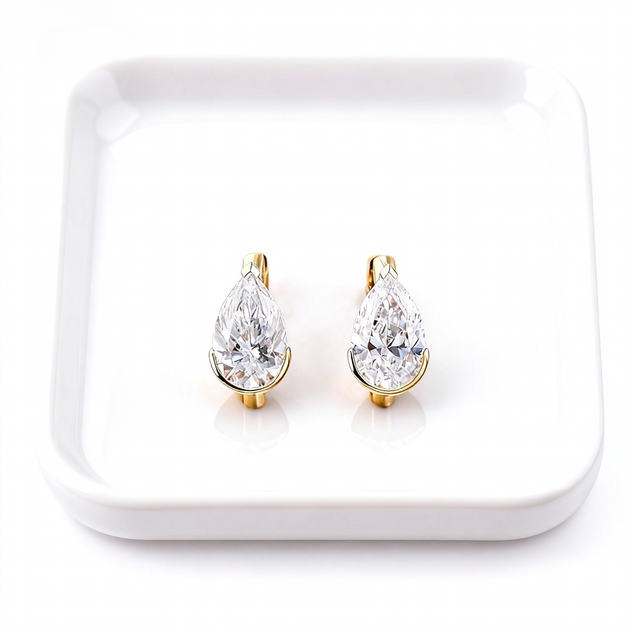 Aetheris Timeless Droplet-Lab grown diamond Teardrop Earrings E25020003