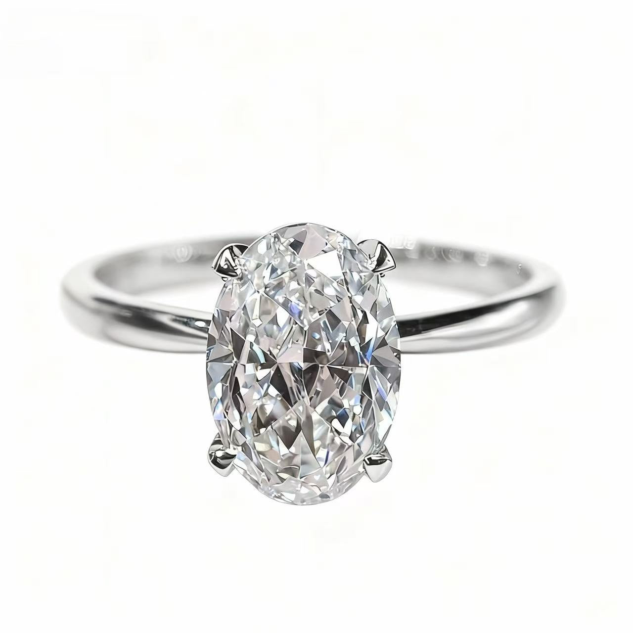 Aetheris The Statement of a Lifetime: Lab-grown diamond Oval Solitaire Ring R25020002