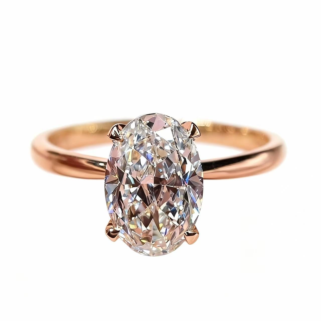 Aetheris The Statement of a Lifetime: Lab-grown diamond Oval Solitaire Ring R25020002