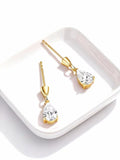Aetheris A Single Tear of Light: Pear Cut Diamond Earrings E25020010