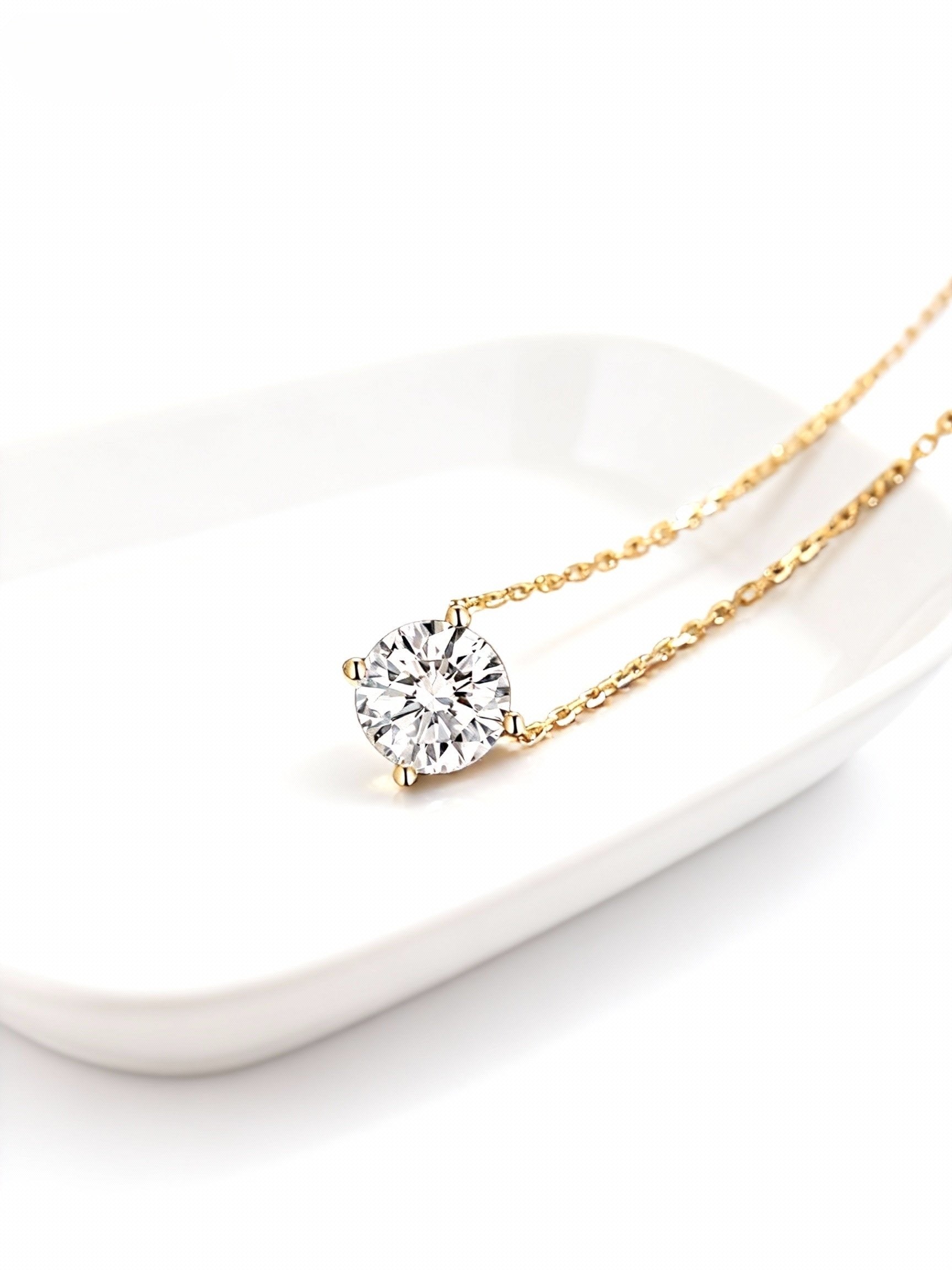 Aetheris Starlight Serenade: Lab-grown Diamond Necklace Set N25020009