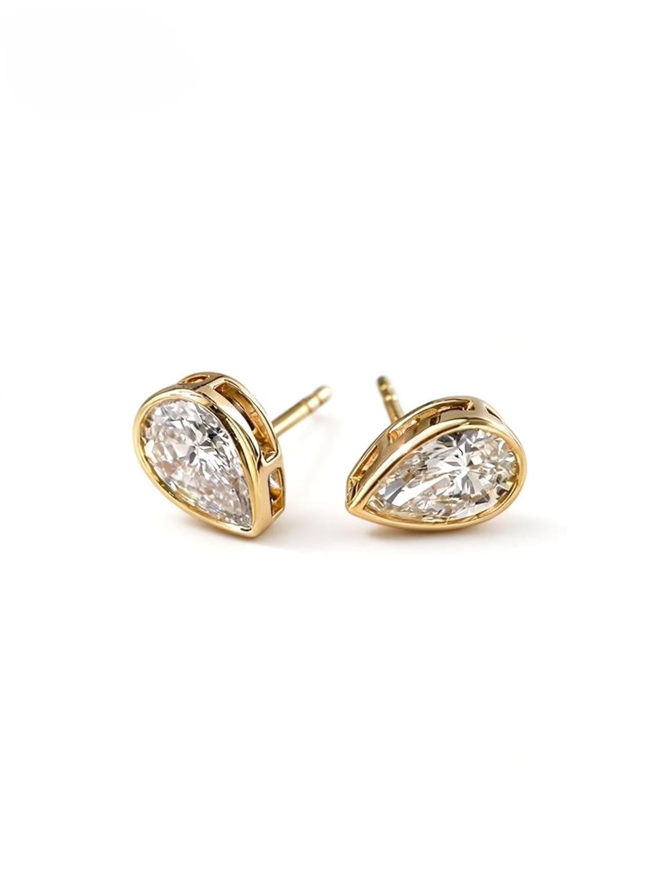 Aetheris Dewdrop Bezel Stud Earrings E26020002