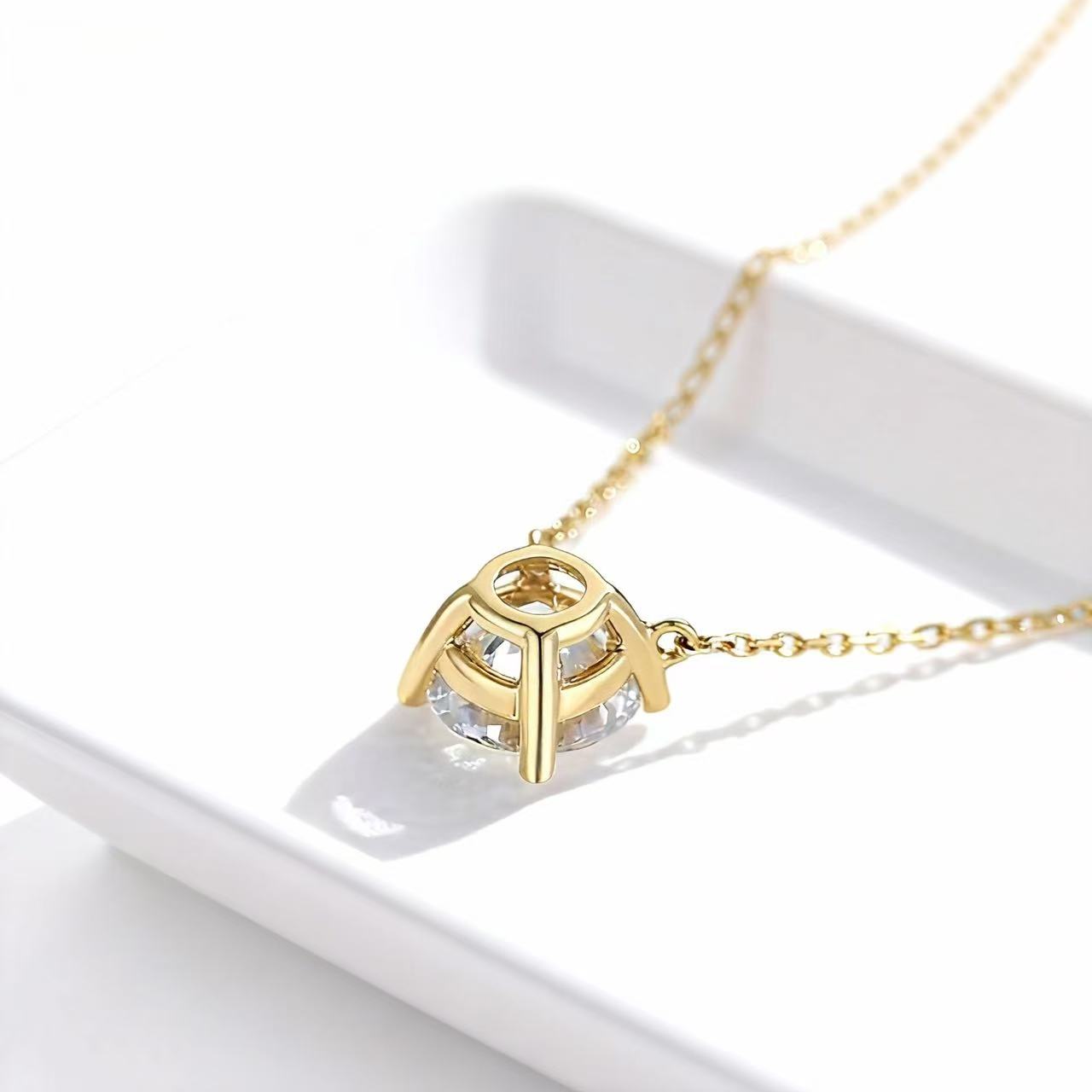 Aetheris Starlight Serenade: Lab-grown Diamond Necklace Set N25020009