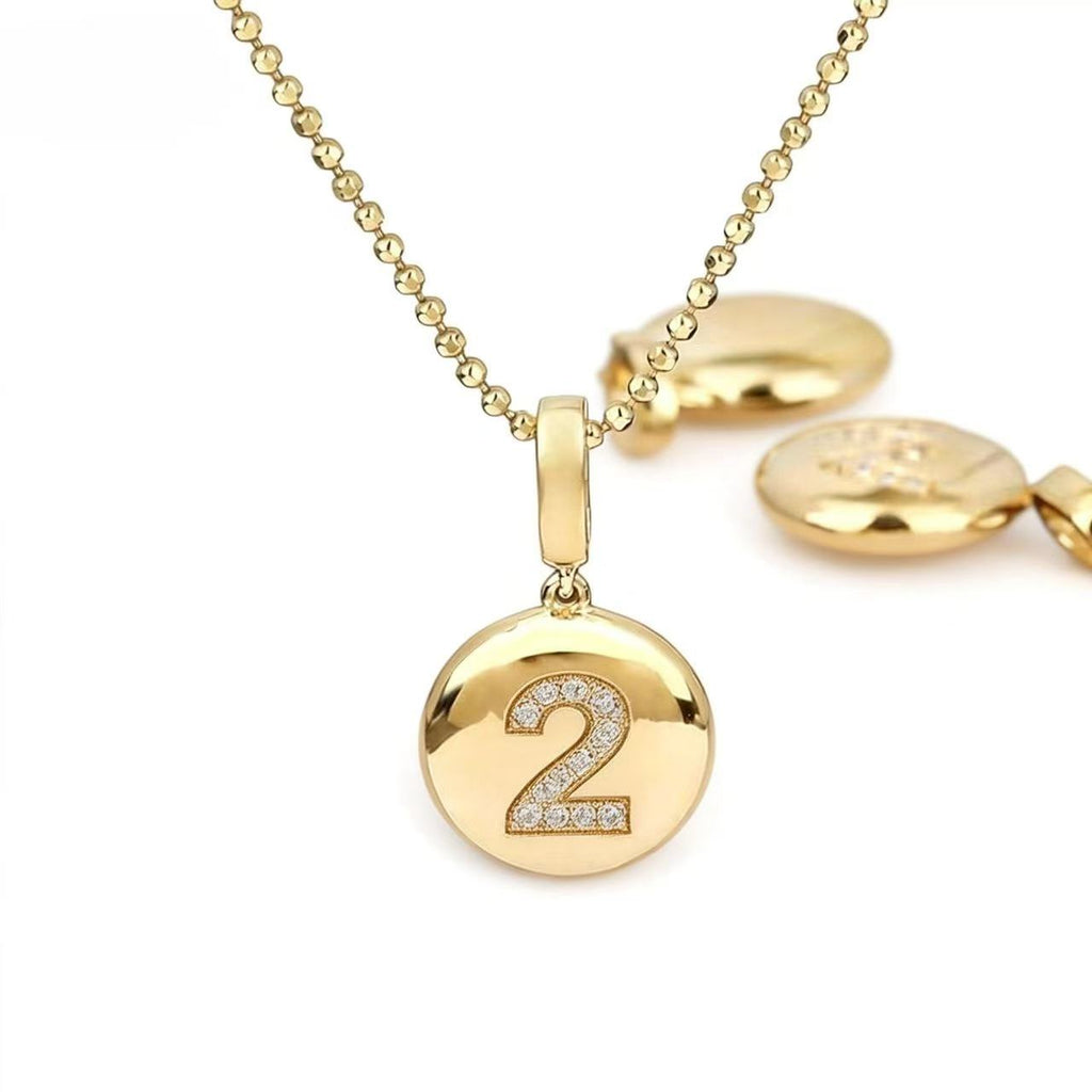 Aetheris Personalised Brilliance: Round Diamond Initial Pendant P25755001