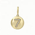 Aetheris Personalised Brilliance: Round Diamond Initial Pendant P25755001