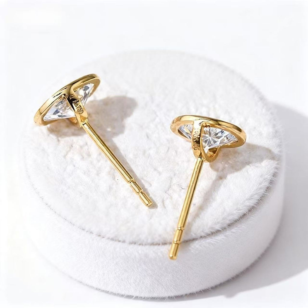 Aetheris Bezel Oval Stud Earrings E26020003